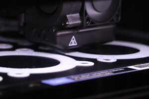 Close up of Mosaic's Element printing parts