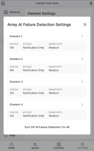AI Print Failure Detection on Mosaic's Array